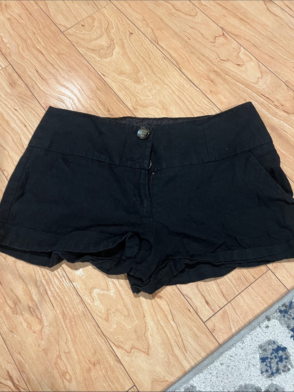 Charlotte Russe Black linen blend  Shorts